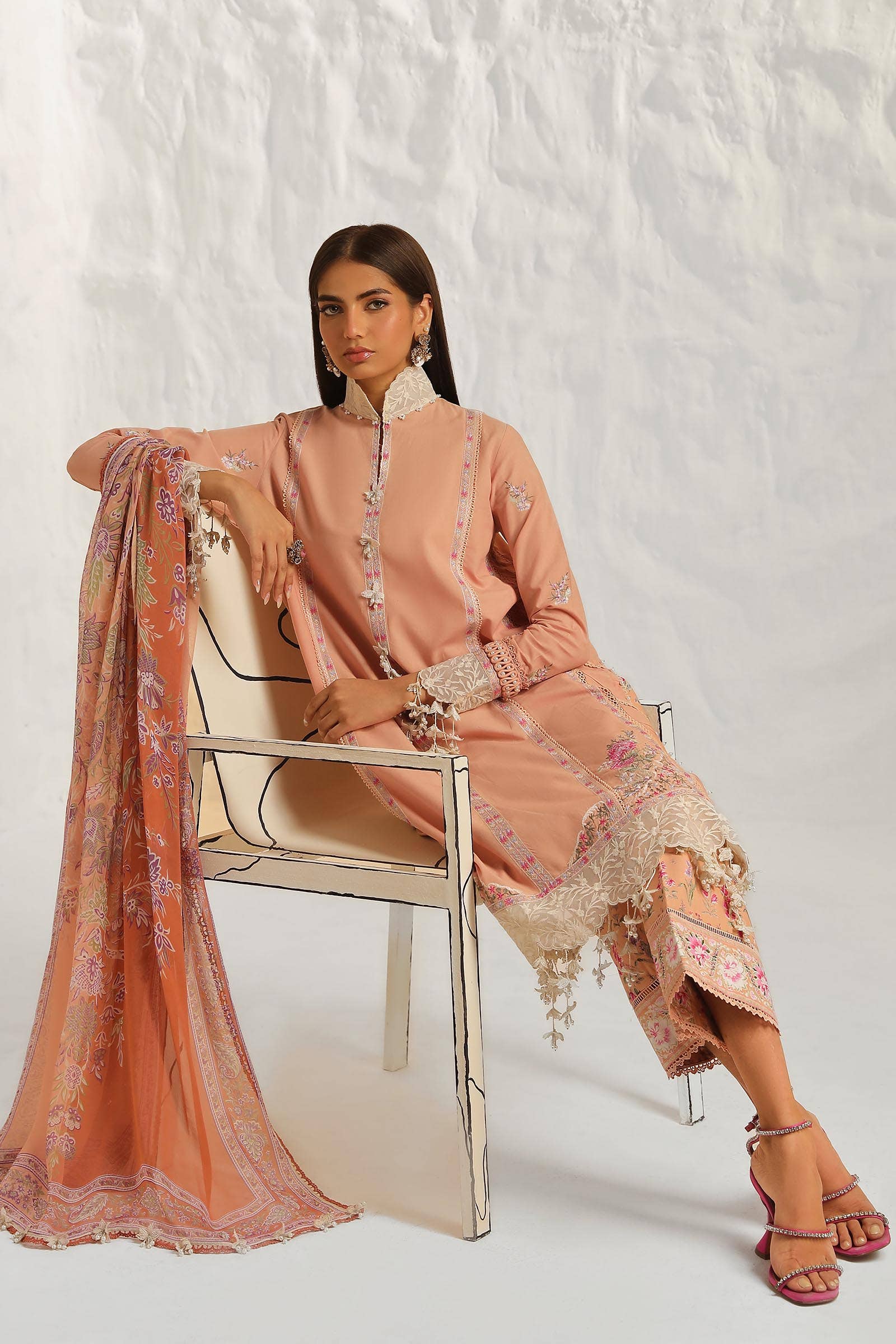 Sana Safinaz | Muzlin Summer 24 | 014B-CJ - Khanumjan  Pakistani Clothes and Designer Dresses in UK, USA 