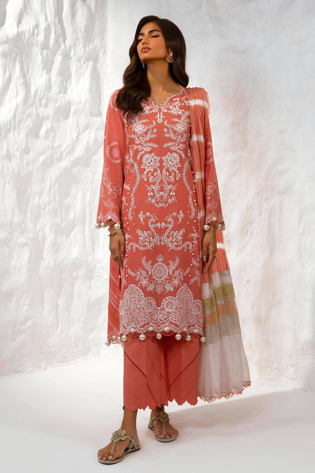 Sana Safinaz | Muzlin Summer 24 | 015B-DF126.95 - Khanumjan  Pakistani Clothes and Designer Dresses in UK, USA 