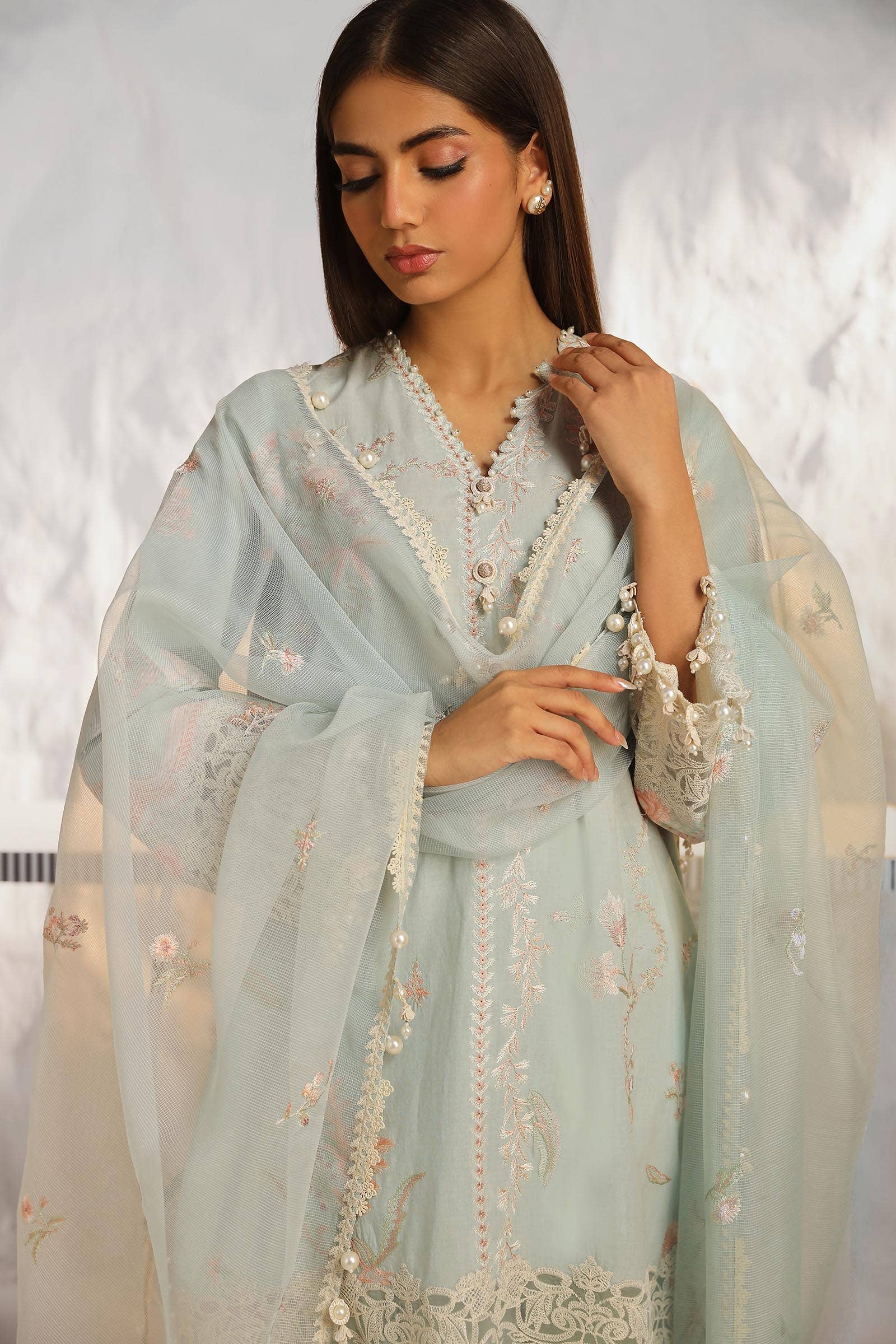 Sana Safinaz | Muzlin Summer 24 | 018A-CV - Khanumjan  Pakistani Clothes and Designer Dresses in UK, USA 