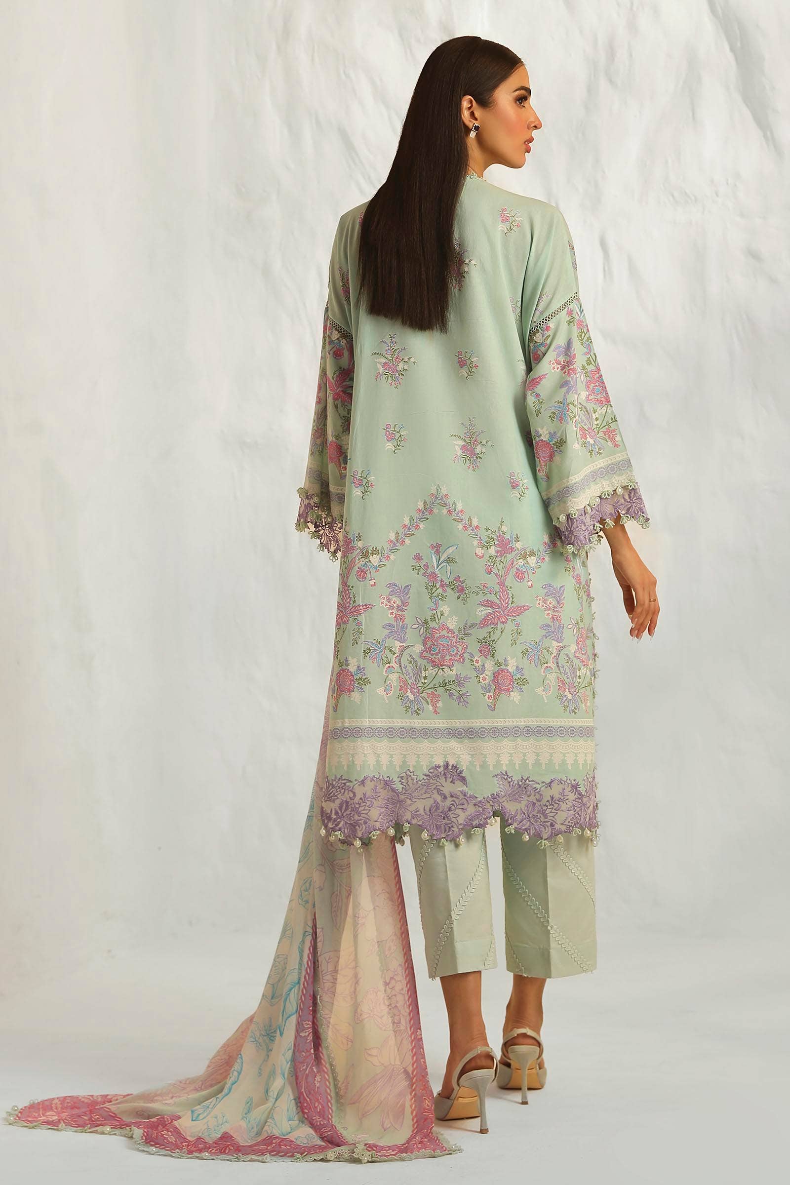 Sana Safinaz | Muzlin Summer 24 | 019B-CJ - Khanumjan  Pakistani Clothes and Designer Dresses in UK, USA 