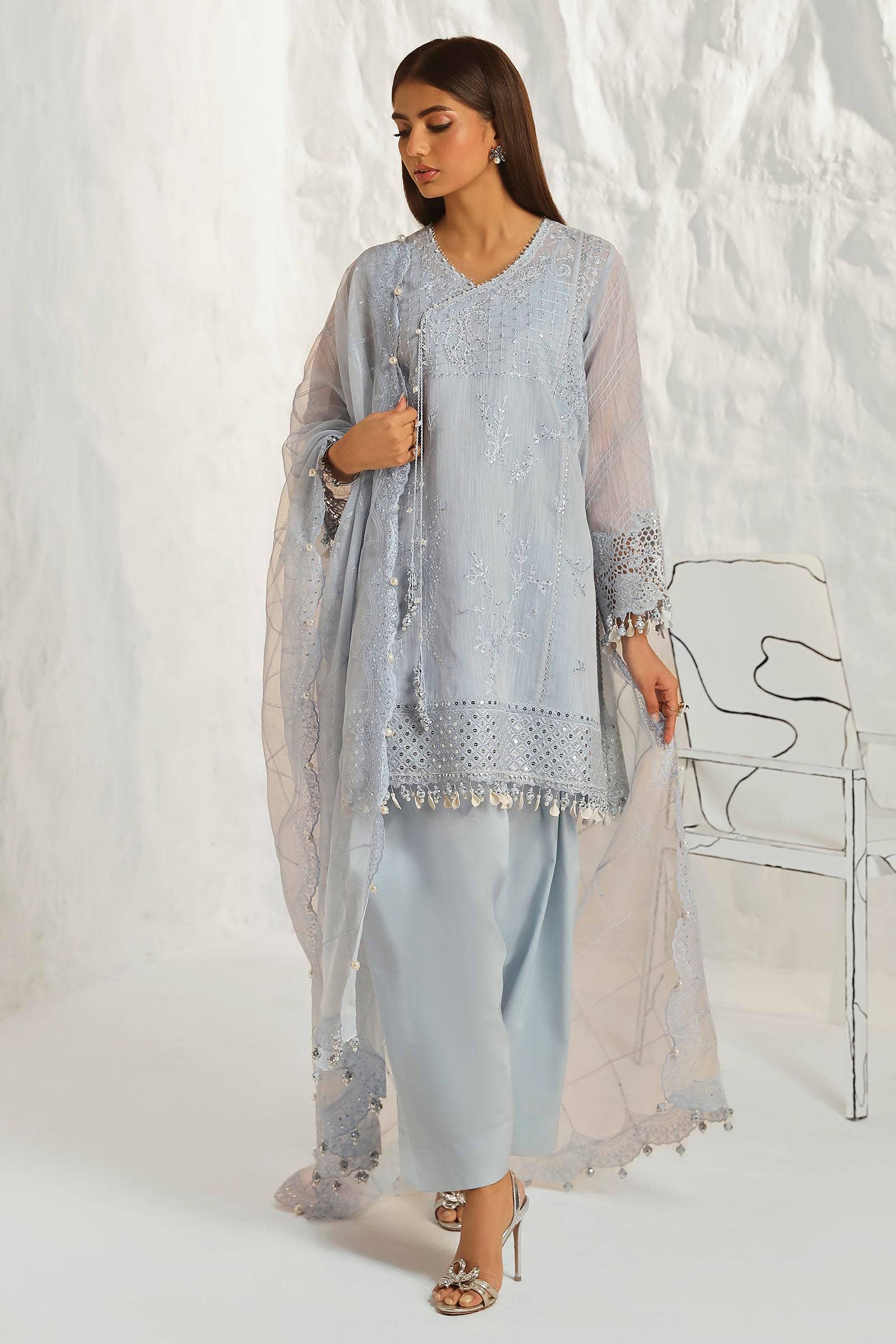 Sana Safinaz | Muzlin Summer 24 | 020A-CV - Khanumjan  Pakistani Clothes and Designer Dresses in UK, USA 