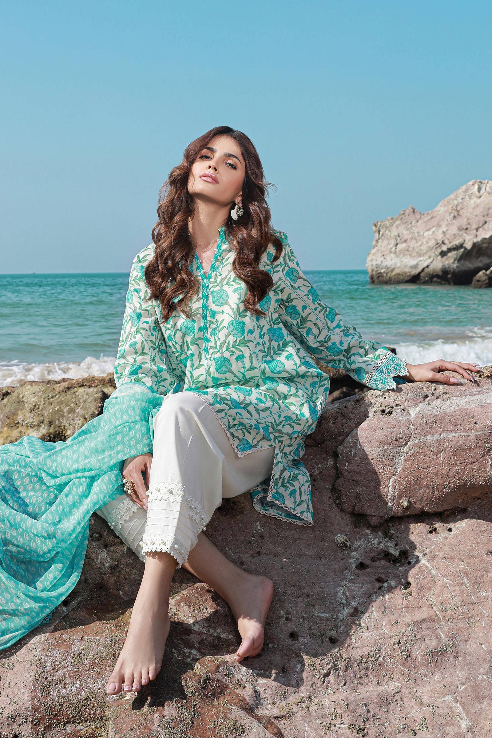 Sana Safinaz | Mahay Spring 24 | H241-002A-2BI - Khanumjan  Pakistani Clothes and Designer Dresses in UK, USA 