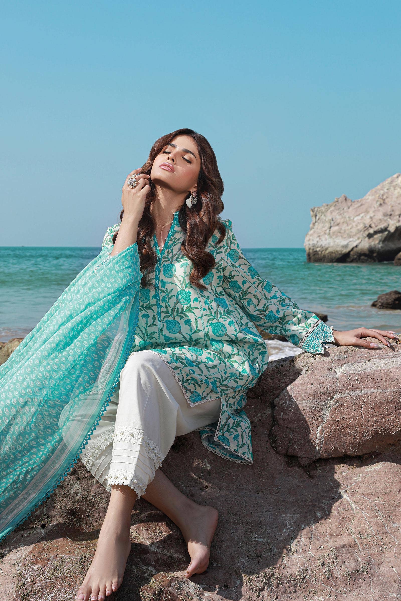 Sana Safinaz | Mahay Spring 24 | H241-002A-2BI - Khanumjan  Pakistani Clothes and Designer Dresses in UK, USA 