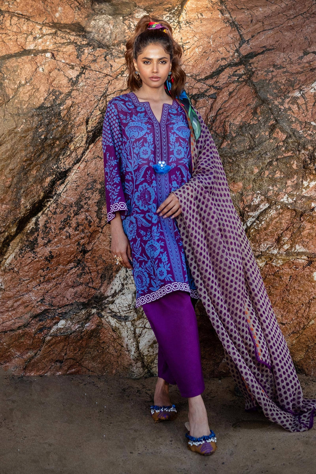 Sana Safinaz | Mahay Spring 24 | H241-010B-3CI - Khanumjan  Pakistani Clothes and Designer Dresses in UK, USA 