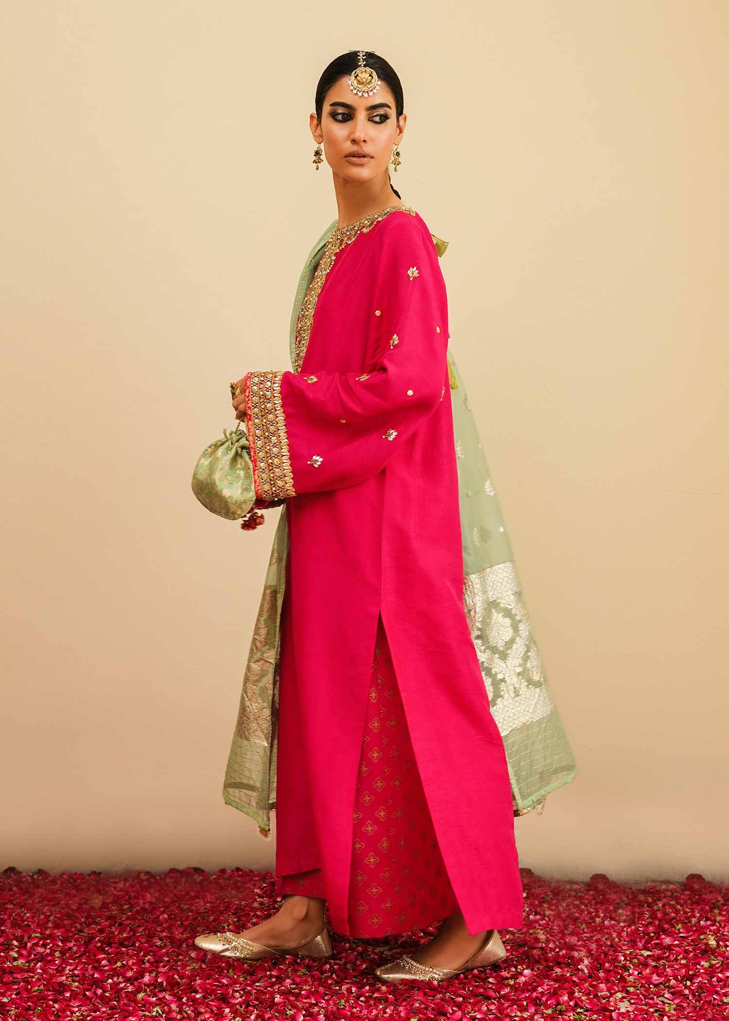 Mahgul | Eid Edit 2024 | Fuschia Rose - Khanumjan  Pakistani Clothes and Designer Dresses in UK, USA 