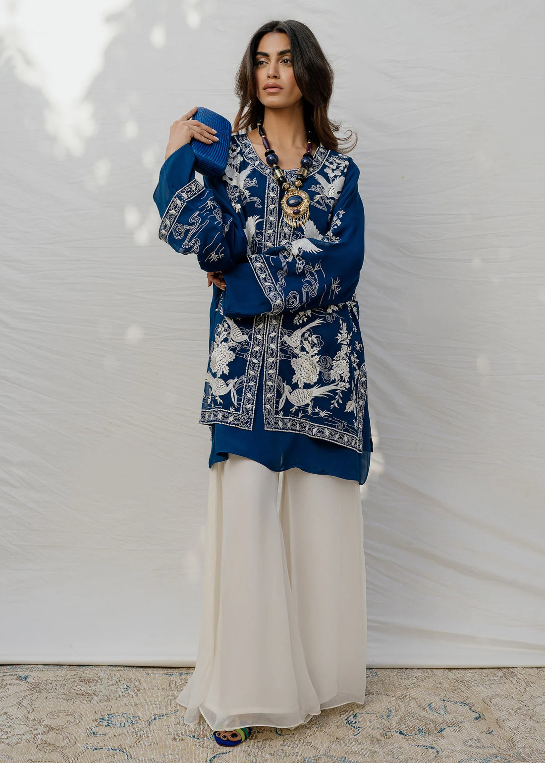 Mahgul | Eid Edit 2024 | Blue Crane - Khanumjan  Pakistani Clothes and Designer Dresses in UK, USA 