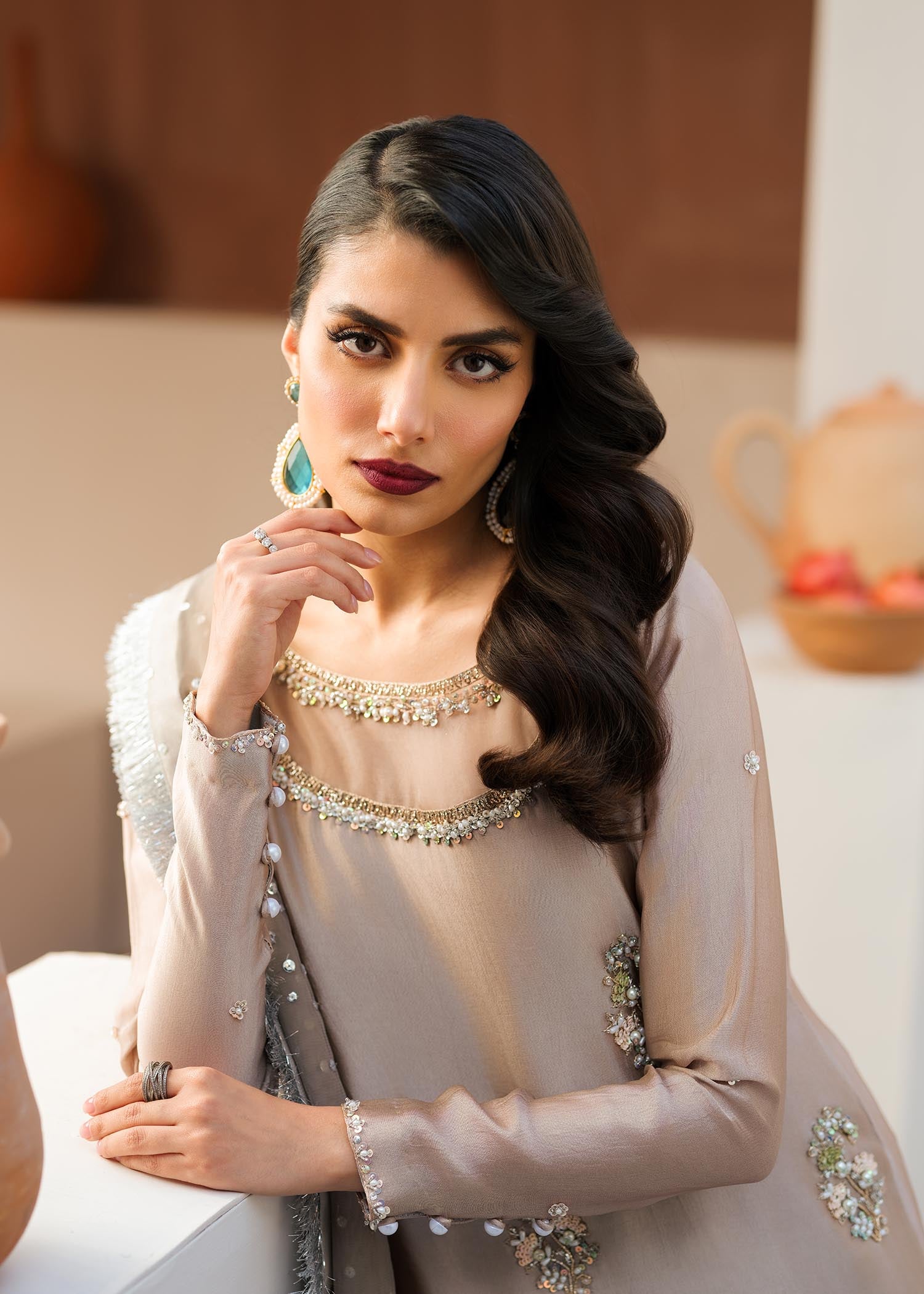 Mahum Asad | Raising The Bar | Sand - Khanumjan  Pakistani Clothes and Designer Dresses in UK, USA 