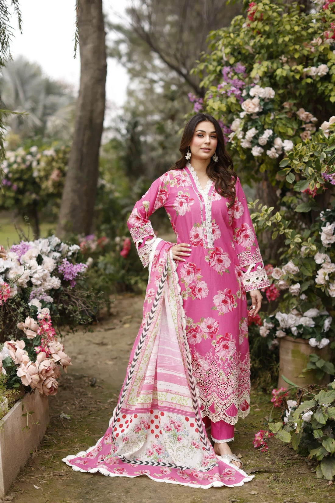 Manara | Vintage Flora 24 | Leana - Khanumjan  Pakistani Clothes and Designer Dresses in UK, USA 