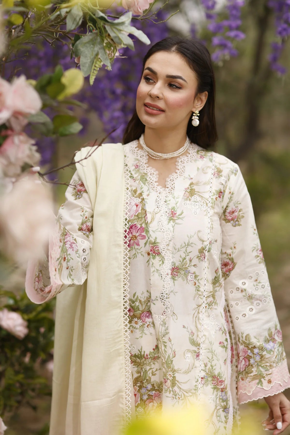 Manara | Vintage Flora 24 | Jasmine - Khanumjan  Pakistani Clothes and Designer Dresses in UK, USA 
