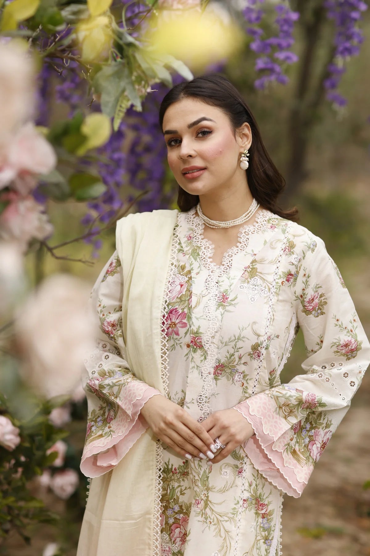 Manara | Vintage Flora 24 | Jasmine - Khanumjan  Pakistani Clothes and Designer Dresses in UK, USA 