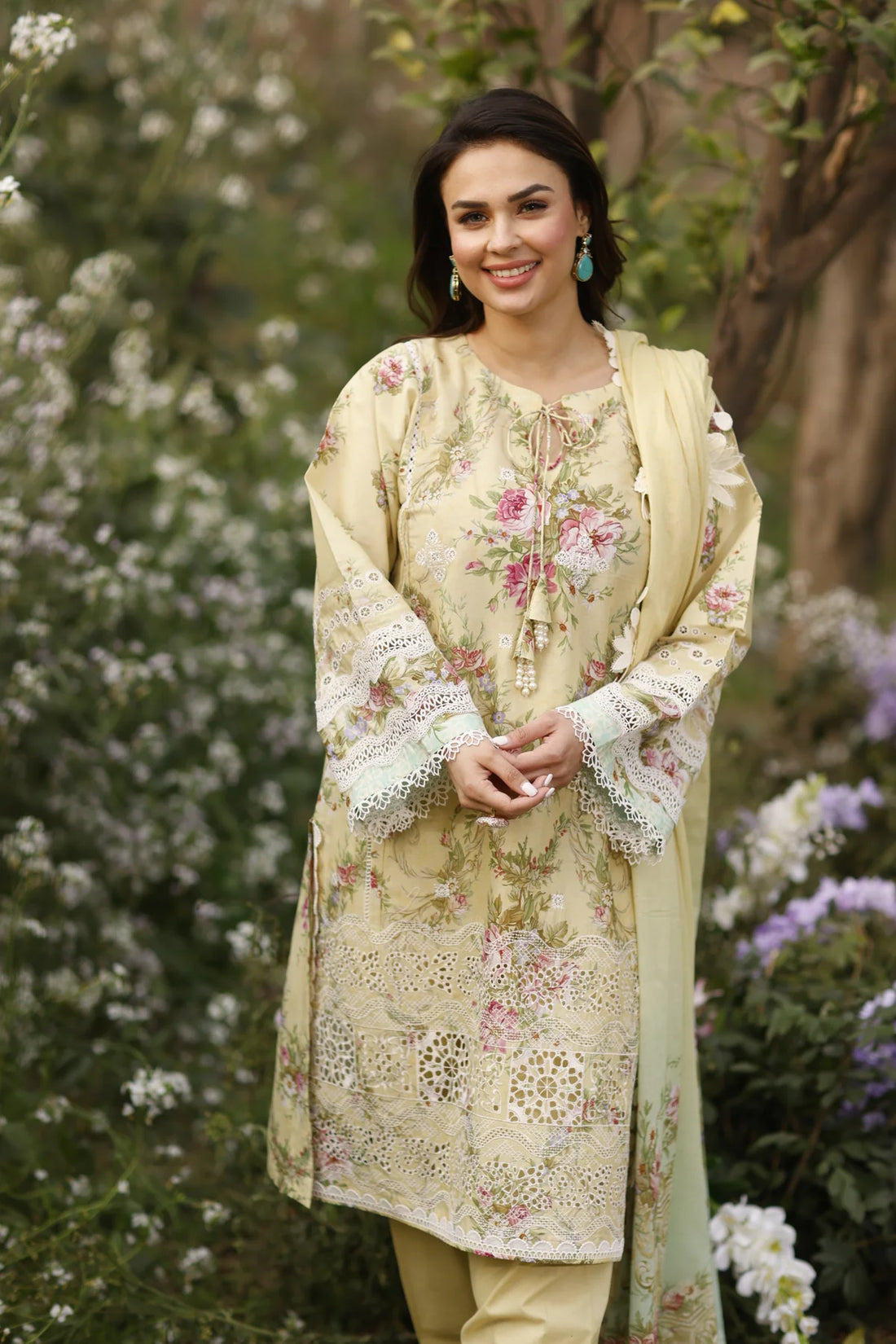 Manara | Vintage Flora 24 | Saba - Khanumjan  Pakistani Clothes and Designer Dresses in UK, USA 