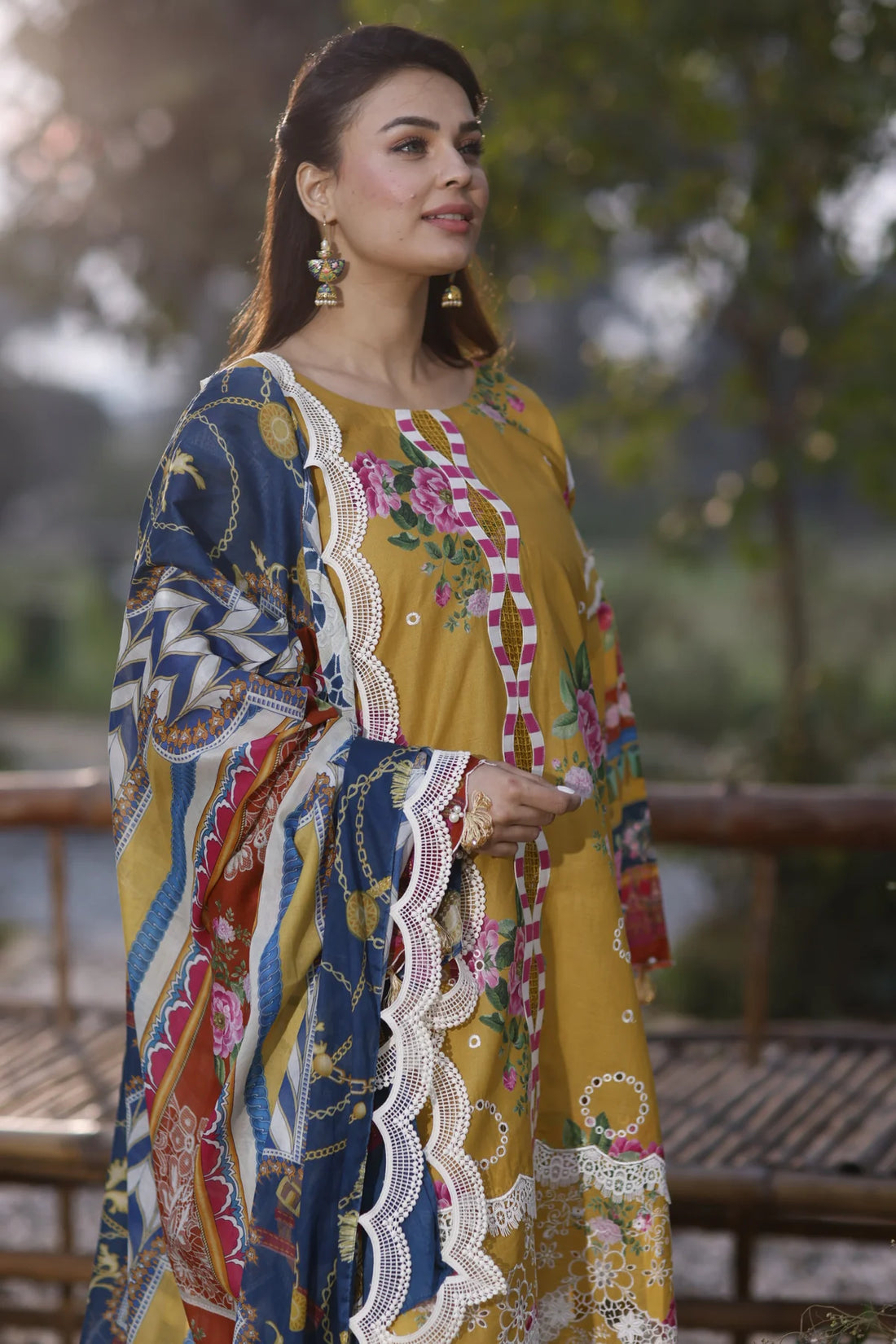 Manara | Vintage Flora 24 | Camellia - Khanumjan  Pakistani Clothes and Designer Dresses in UK, USA 
