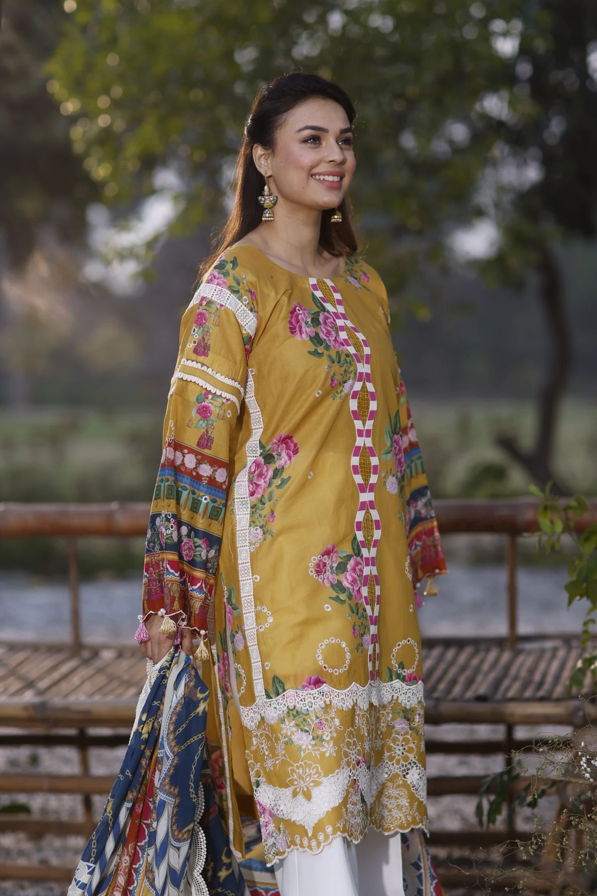 Manara | Vintage Flora 24 | Camellia - Khanumjan  Pakistani Clothes and Designer Dresses in UK, USA 