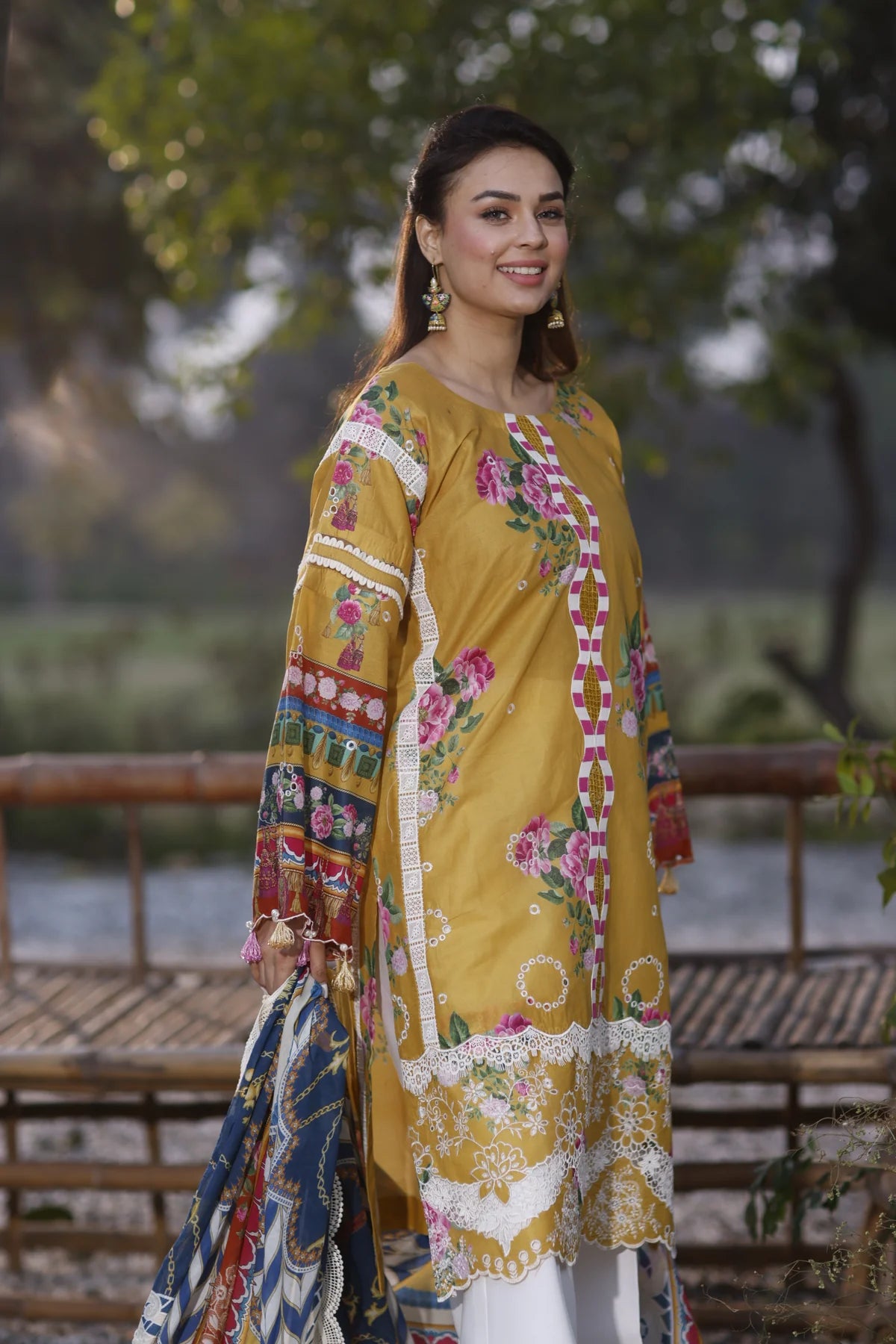 Manara | Vintage Flora 24 | Camellia - Khanumjan  Pakistani Clothes and Designer Dresses in UK, USA 