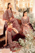 Maria B | Mbroidered Wedding Edition 23 |  Salmon Pink BD-2701 - Khanumjan  Pakistani Clothes and Designer Dresses in UK, USA 