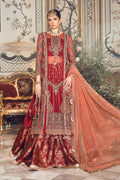 Maria B | Mbroidered Wedding Edition 23 | Maroon BD-2708 - Khanumjan  Pakistani Clothes and Designer Dresses in UK, USA 