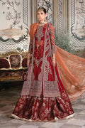 Maria B | Mbroidered Wedding Edition 23 | Maroon BD-2708 - Khanumjan  Pakistani Clothes and Designer Dresses in UK, USA 