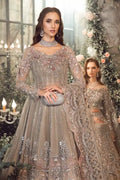 Maria B | Mbroidered Wedding Edition 23 | Grey BD-2703 - Khanumjan  Pakistani Clothes and Designer Dresses in UK, USA 