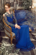 Maria B | Mbroidered Wedding Edition 23 | Cobalt Blue BD-2704 - Khanumjan  Pakistani Clothes and Designer Dresses in UK, USA 