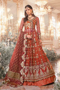 Maria B | Mbroidered Wedding Edition 23 | Maroon BD-2705 - Khanumjan  Pakistani Clothes and Designer Dresses in UK, USA 