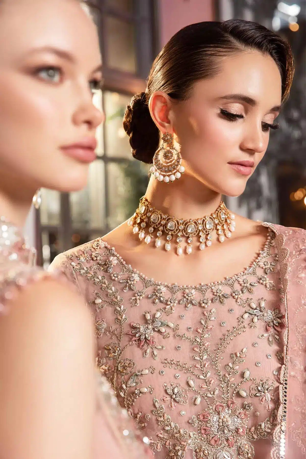 Maria B | Mbroidered Wedding Edition 23 | Pastel Pink BD-2706 - Khanumjan  Pakistani Clothes and Designer Dresses in UK, USA 