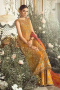 Maria B | Mbroidered Wedding Edition 23 | Mustard BD-2707 - Khanumjan  Pakistani Clothes and Designer Dresses in UK, USA 