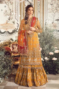 Maria B | Mbroidered Wedding Edition 23 | Mustard BD-2707 - Khanumjan  Pakistani Clothes and Designer Dresses in UK, USA 