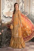 Maria B | Mbroidered Wedding Edition 23 | Mustard BD-2707 - Khanumjan  Pakistani Clothes and Designer Dresses in UK, USA 