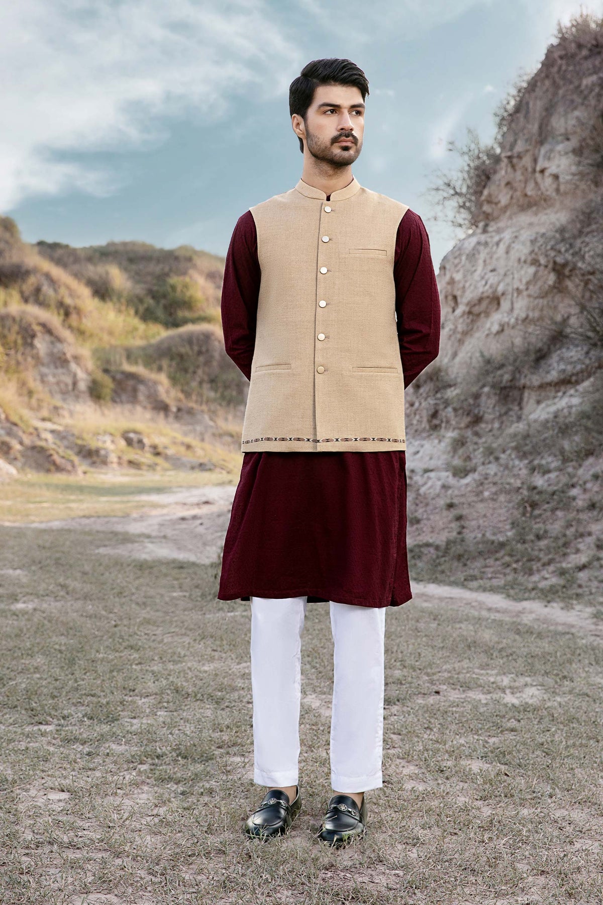 Pakistani Menswear | MARIA.B-GTS-W23-15 - Khanumjan  Pakistani Clothes and Designer Dresses in UK, USA 