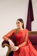 Maria Osama Khan | Tiffany Formals | Carnelian - Khanumjan  Pakistani Clothes and Designer Dresses in UK, USA 