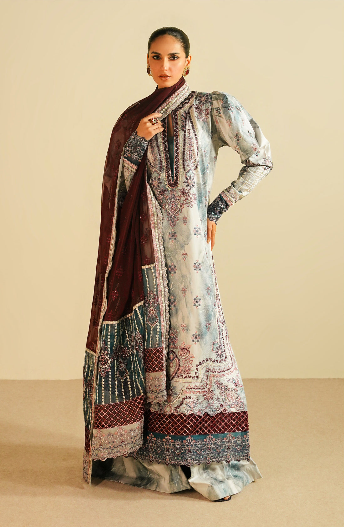 Maryum N Maria | Eid Luxury Lawn 24 | Jahanara - Khanumjan  Pakistani Clothes and Designer Dresses in UK, USA 