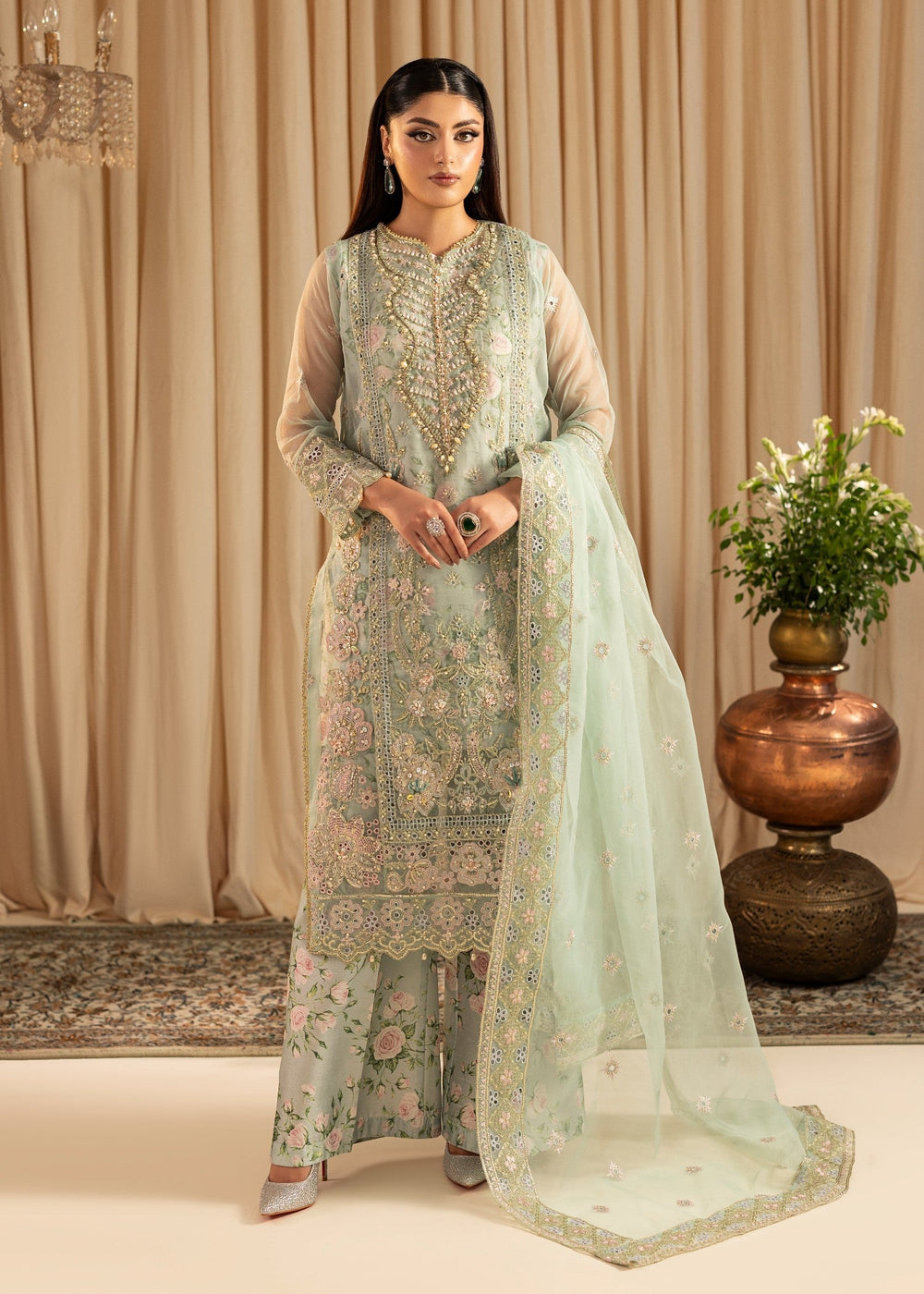 Diara Couture | Suave Formals | UN-05 - PASTEL GREEN