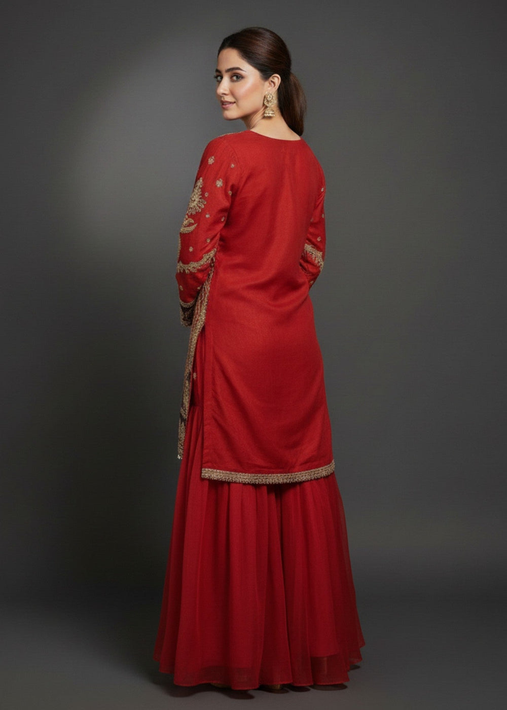 Diara Couture | Tabeer Formals |UA-01 - RED