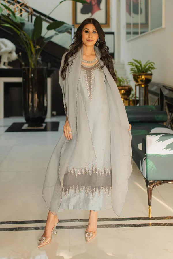 Jeem | Luxury Pret | MINK GREY - Khanumjan  Pakistani Clothes and Designer Dresses in UK, USA 