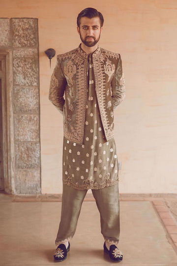 Pakistani Menswear | MNR-ANTIQUE GOLD - Khanumjan  Pakistani Clothes and Designer Dresses in UK, USA 