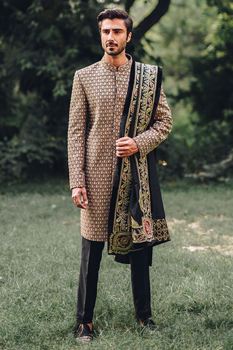 Pakistani Menswear | MNR-NAVROZ - Khanumjan  Pakistani Clothes and Designer Dresses in UK, USA 