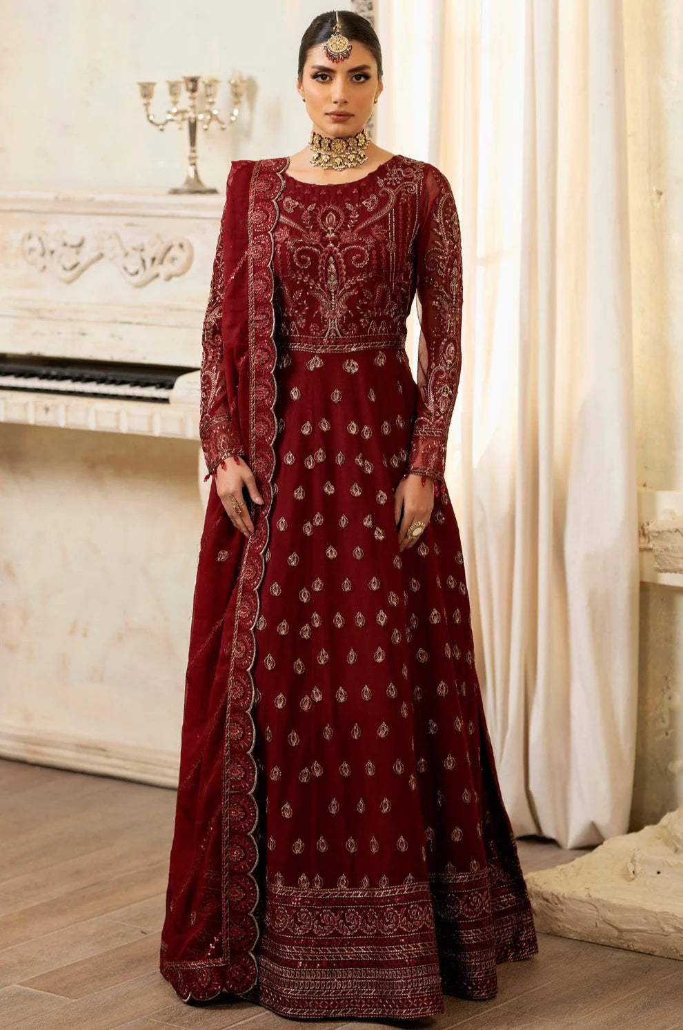 Mohagni | Janan Formals | ROSETTE MGL-05 - Khanumjan  Pakistani Clothes and Designer Dresses in UK, USA 