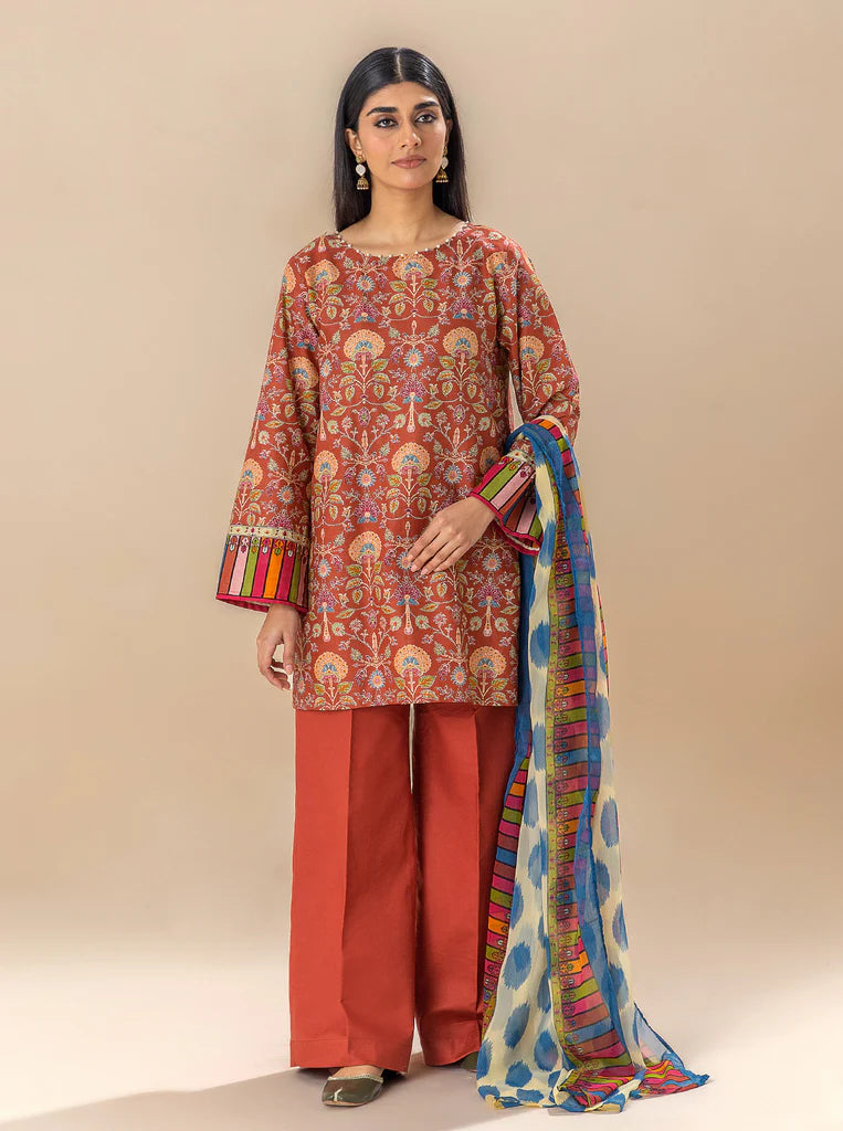 Morbagh Lawn Collection 24 Casual Outfits Pakistani Dresses Khanumjan UK Tagged Short Shirt with Plazo