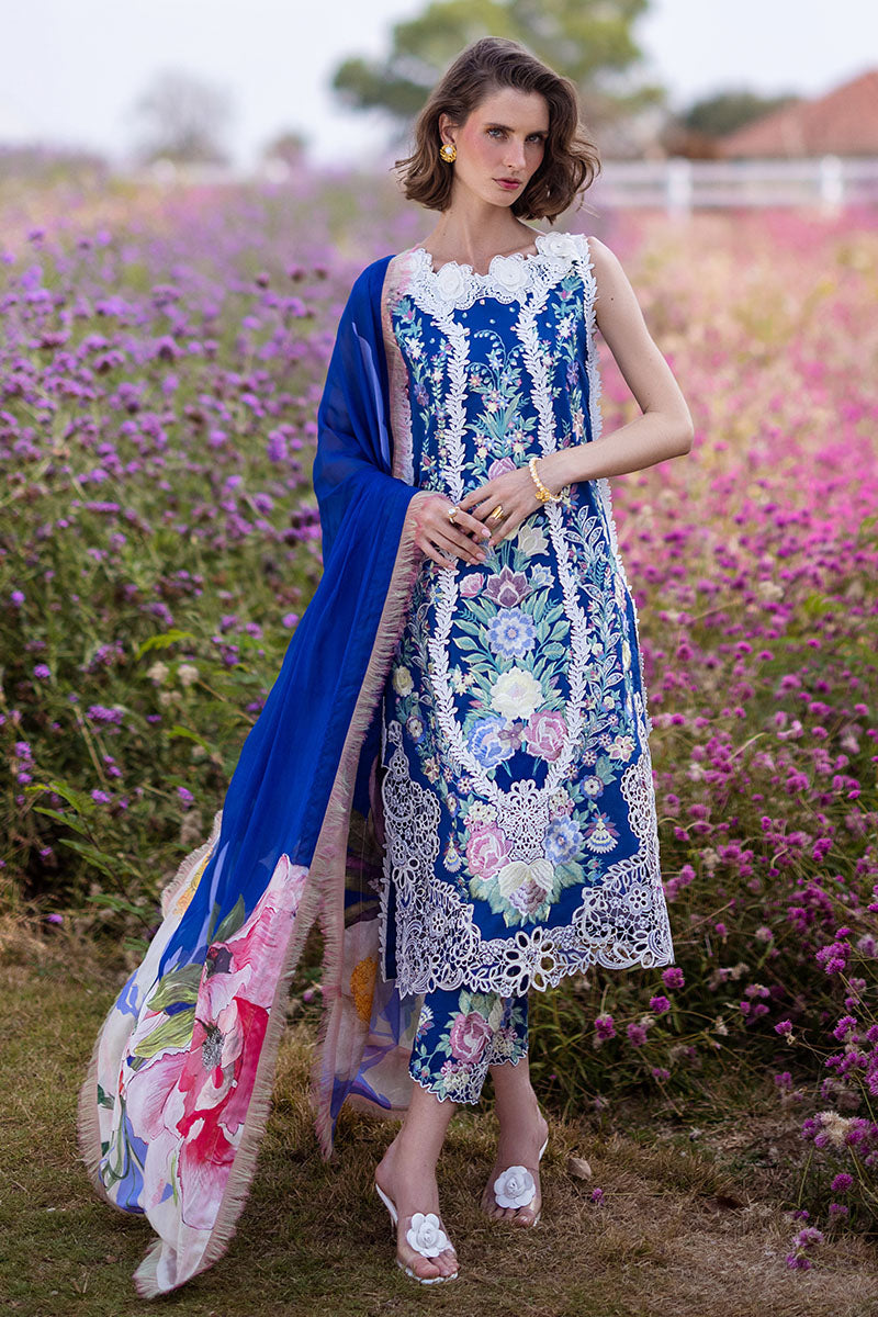 Mushq | Hemline The Secret Garden | BLUE MORPHO - Khanumjan  Pakistani Clothes and Designer Dresses in UK, USA 