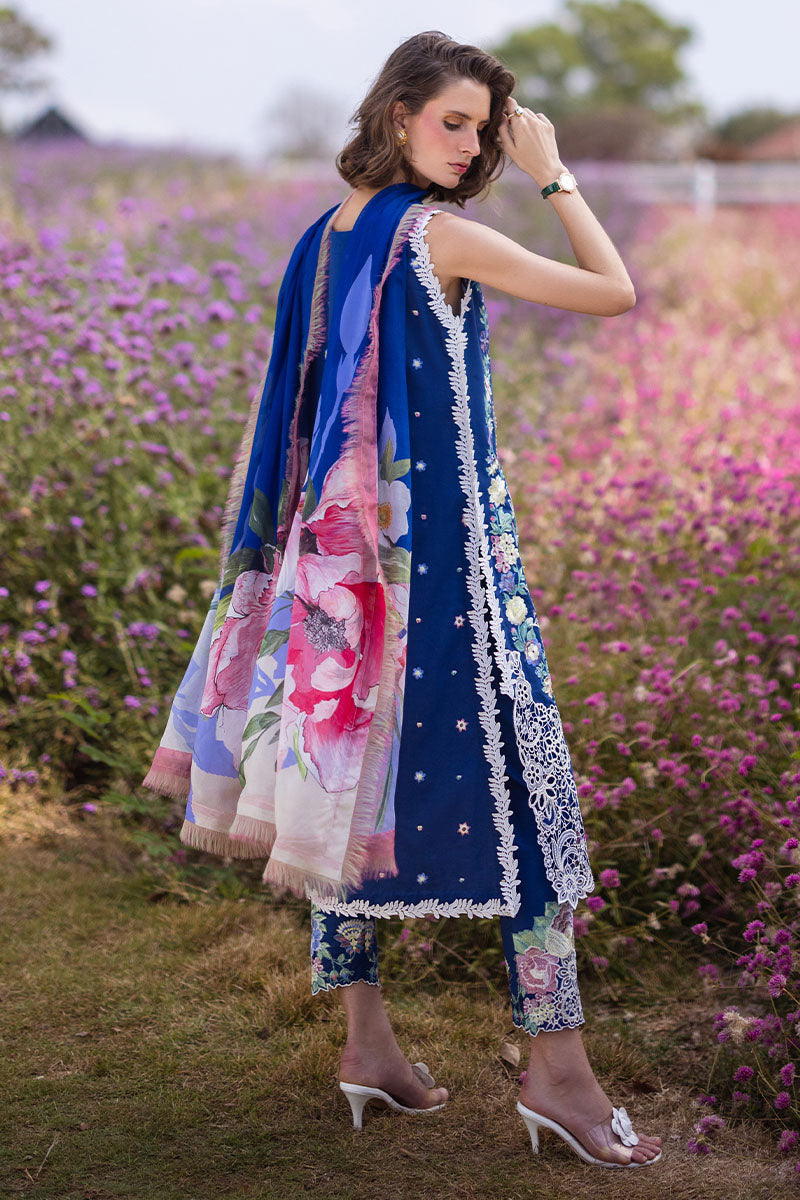 Mushq | Hemline The Secret Garden | BLUE MORPHO - Khanumjan  Pakistani Clothes and Designer Dresses in UK, USA 