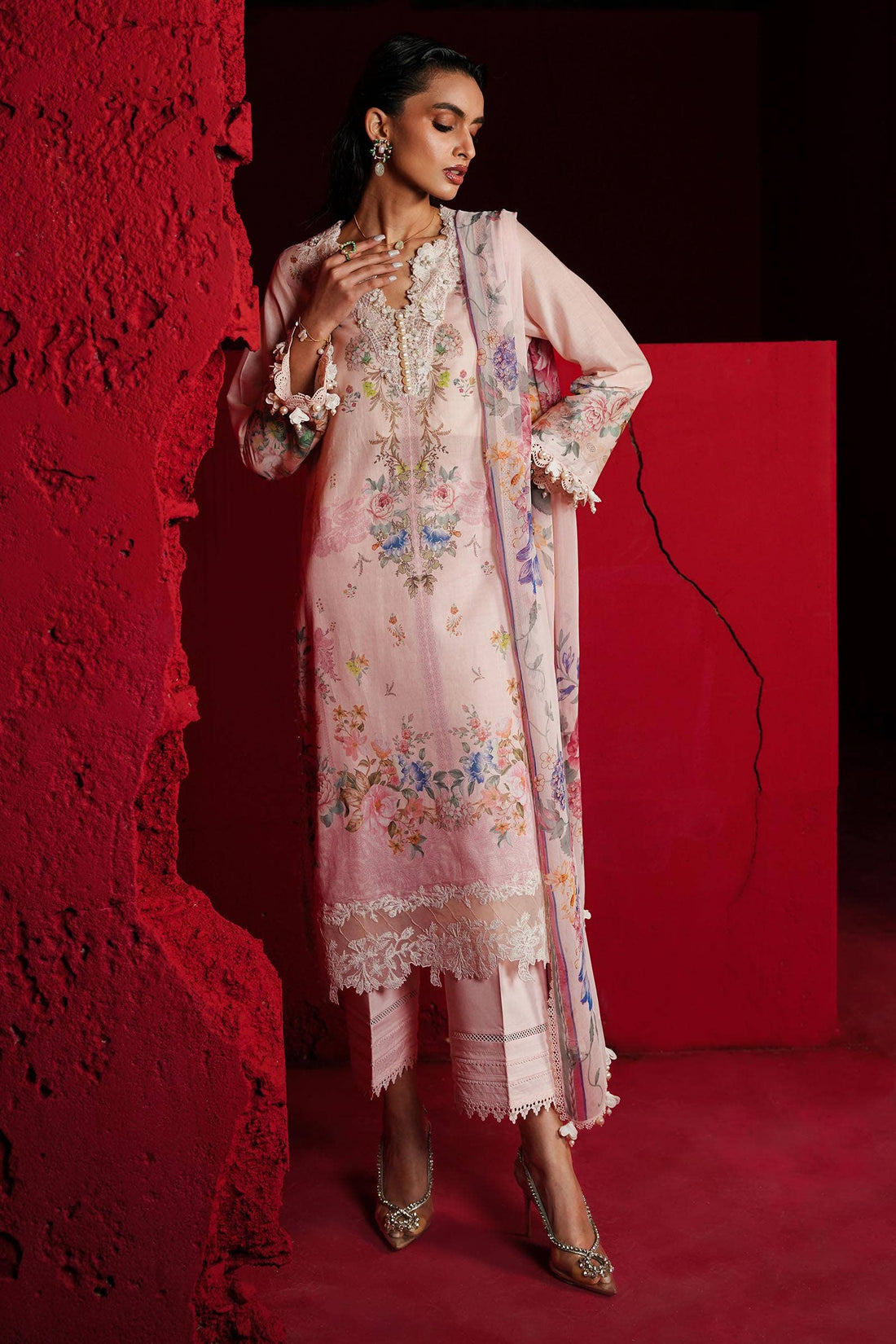 Sana Safinaz | Muzlin Spring 24 | M241-013A-CI - Khanumjan  Pakistani Clothes and Designer Dresses in UK, USA 