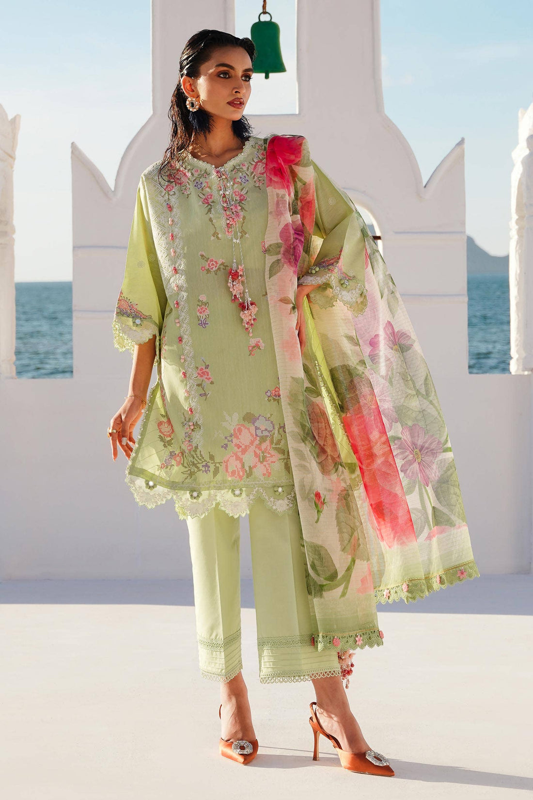 Sana Safinaz | Muzlin Spring 24 | M241-016B-CL - Khanumjan  Pakistani Clothes and Designer Dresses in UK, USA 