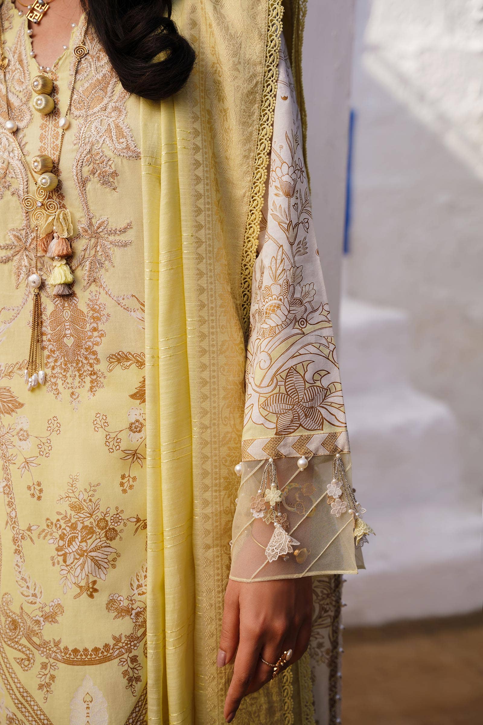 Sana Safinaz | Muzlin Spring 24 | M241-018A-CM - Khanumjan  Pakistani Clothes and Designer Dresses in UK, USA 