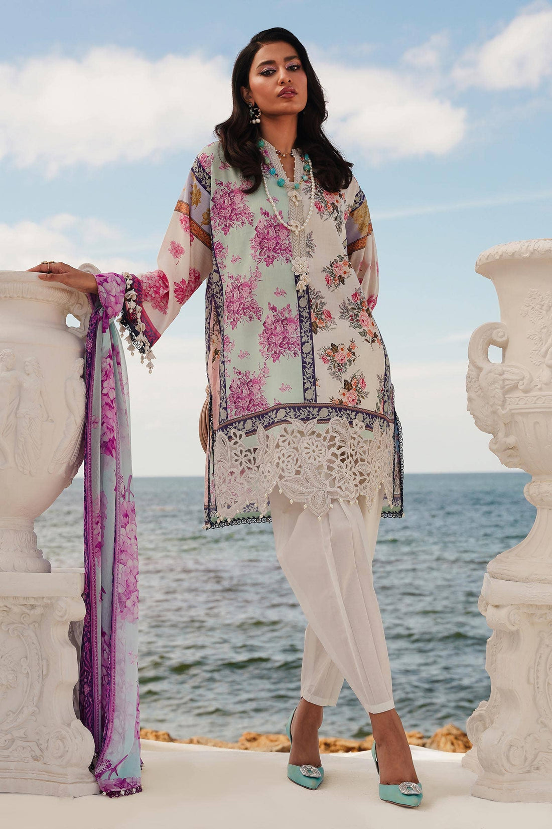 Sana Safinaz | Muzlin Spring 24 | M241-003B-CI - Khanumjan  Pakistani Clothes and Designer Dresses in UK, USA 