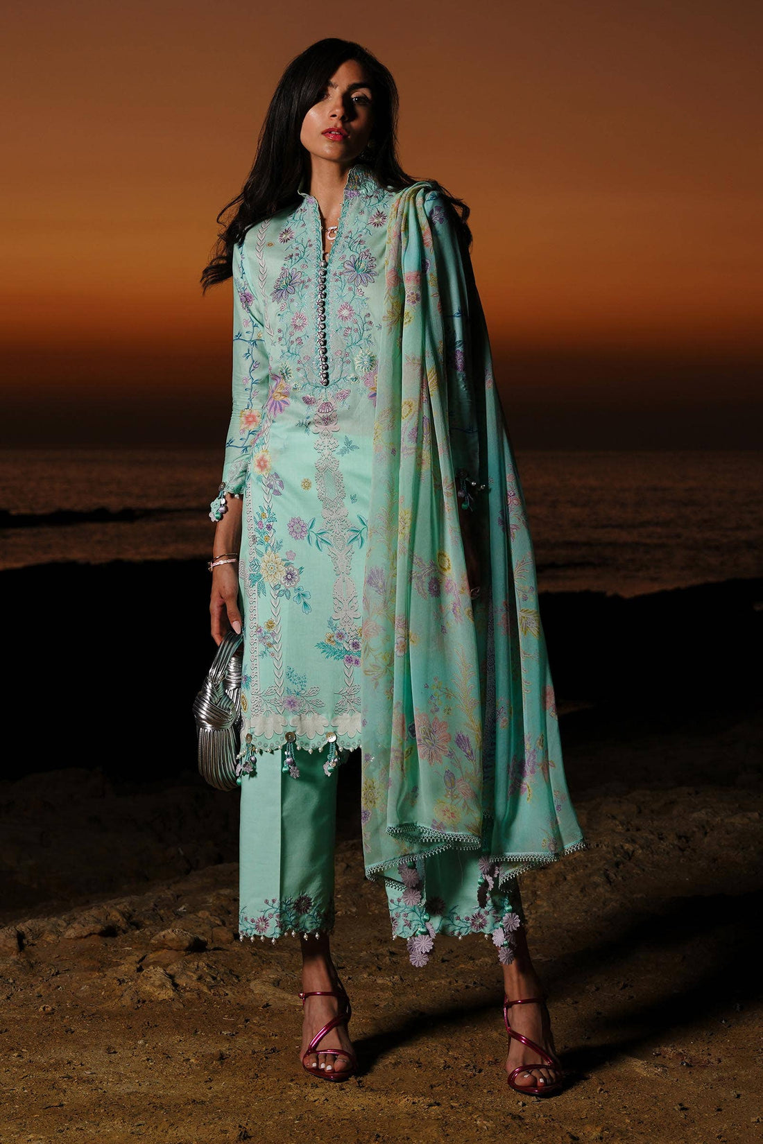 Sana Safinaz | Muzlin Spring 24 | M241-008B-CI - Khanumjan  Pakistani Clothes and Designer Dresses in UK, USA 