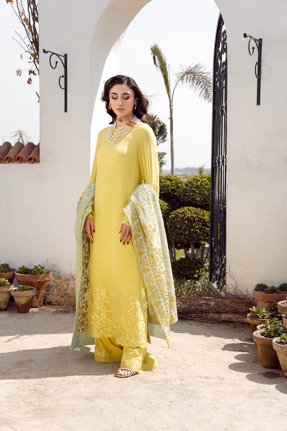 Nilofer Shahid | Verve Summer 24 | Evara (3pc) – Verve SS 24 - Khanumjan  Pakistani Clothes and Designer Dresses in UK, USA 