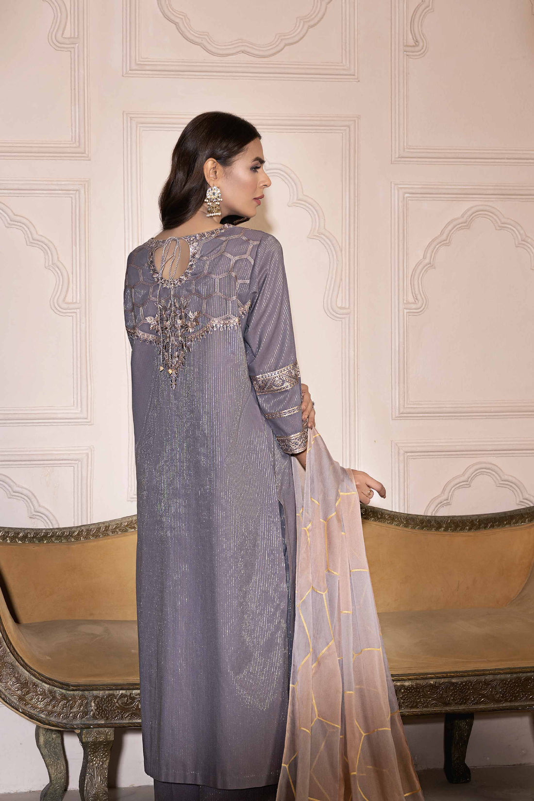 Nishat Linen | Luxury Collection 24 | KFE24-08 - Khanumjan  Pakistani Clothes and Designer Dresses in UK, USA 