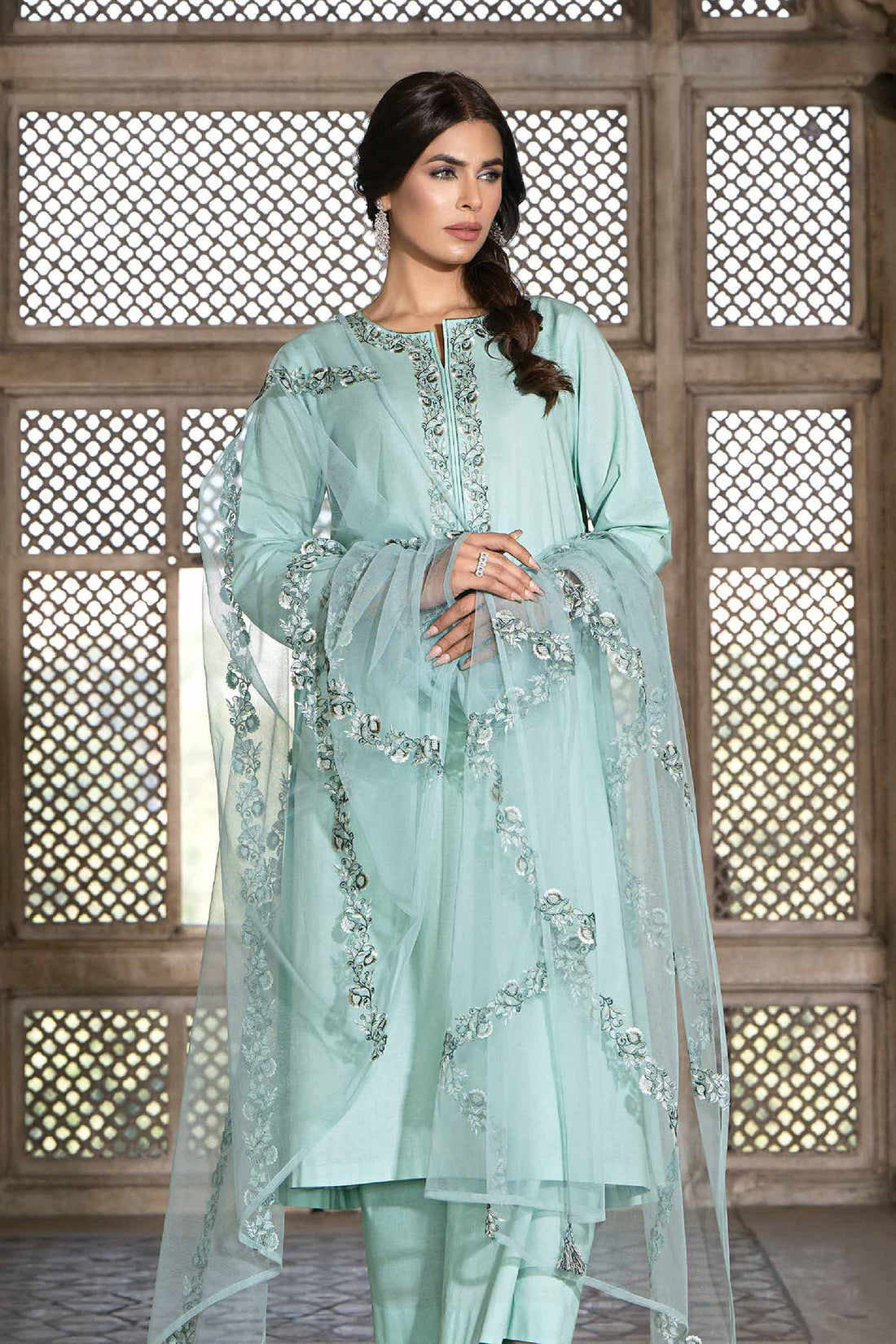 Nishat Linen | Luxury Collection 24 | KFS24-20 - Khanumjan  Pakistani Clothes and Designer Dresses in UK, USA 