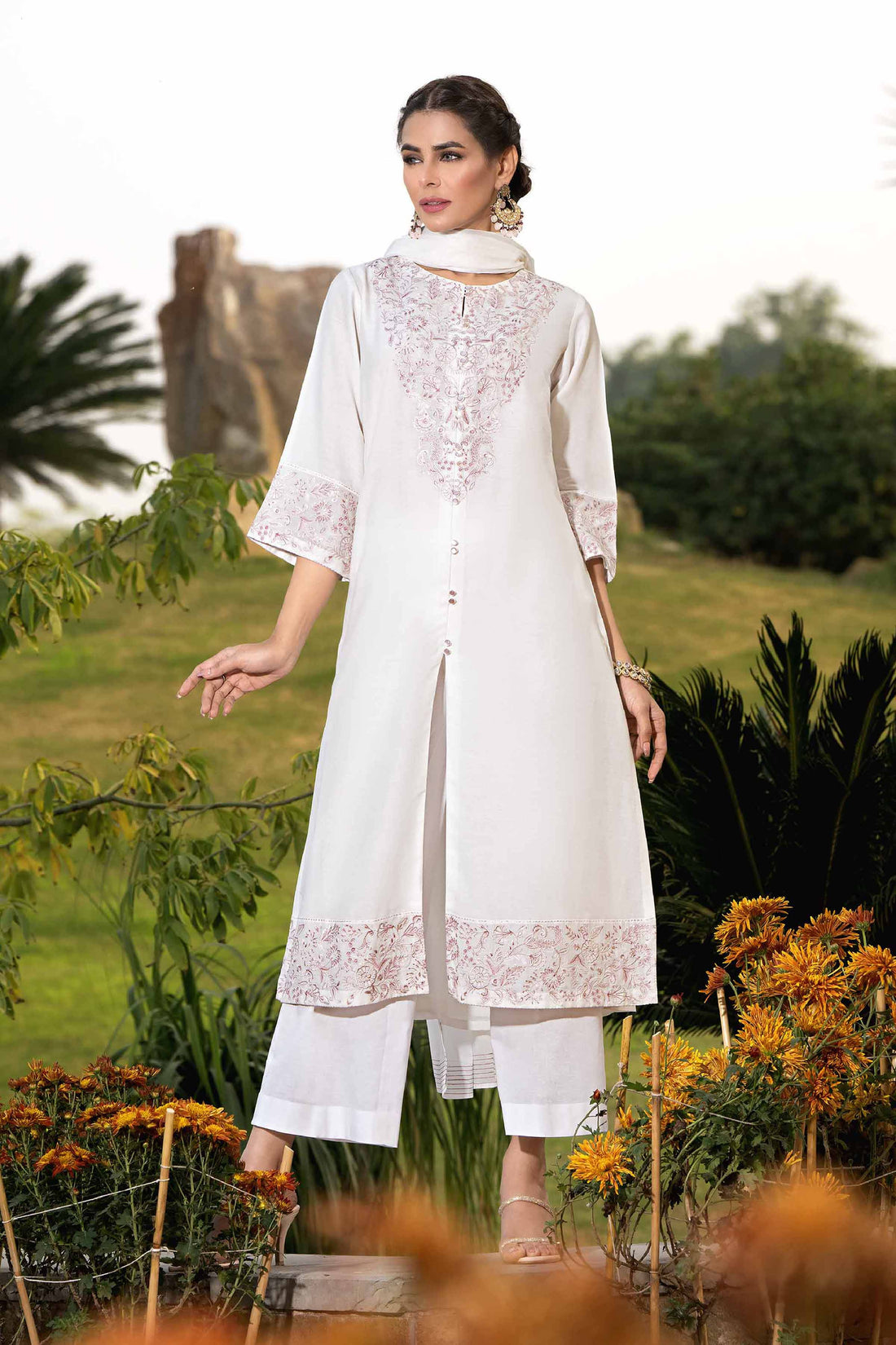 Nishat Linen | Luxury Collection 24 | KFS24-25 - Khanumjan  Pakistani Clothes and Designer Dresses in UK, USA 