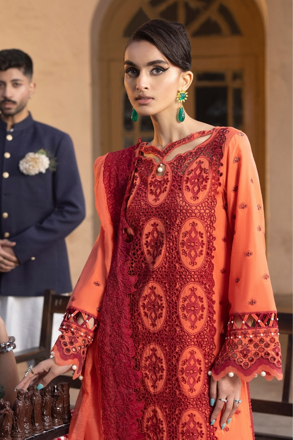 Ittehad | Embroidered Lawn | I-18 - Khanumjan  Pakistani Clothes and Designer Dresses in UK, USA 